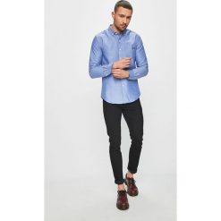 Brave Soul - Koszula. Niebieskie koszule męskie Brave Soul, s, bez wzorów, z bawełny, casualowe, button down, z długim rękawem. W wyprzedaży za 39,90 zł.