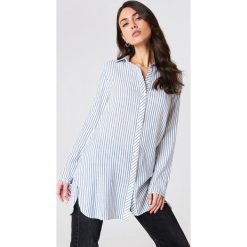 Koszule body: Glamorous Długa koszula z wiązaniem na rękawach - Blue,Multicolor