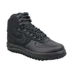 Nike Lunar Force 1 Duckboot 18 bq7930-003 45,5 Czarne. Czarne buty sportowe męskie marki Nike, ze skóry, bez zapięcia. W wyprzedaży za 619,99 zł.