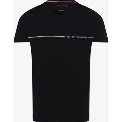 Tommy Hilfiger - T-shirt męski, niebieski. Niebieskie t-shirty męskie TOMMY HILFIGER, s, z nadrukiem, bez kołnierzyka. Za 179,95 zł.