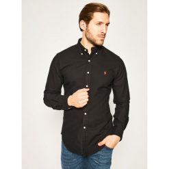 Koszula Polo Ralph Lauren Bsr 710772288. Czarne koszule męskie Polo Ralph Lauren, xl, bez wzorów, z bawełny, casualowe, polo, bez rękawów. Za 469,00 zł.