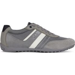 Sneakersy w kolorze szarym. Szare trampki męskie Geox Adult, bez zapięcia. W wyprzedaży za 219,95 zł.