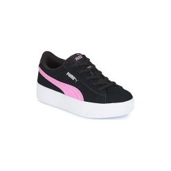 Buty Dziecko Puma PS VIKKY PLATFORM.BLK. Czarne trampki dziewczęce Puma, bez wzorów, bez zapięcia. Za 175,20 zł.