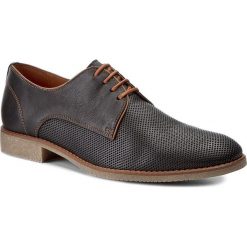 Półbuty GINO ROSSI - Orion MPV840-V05-8Q00-9900-0 99. Czarne buty wizytowe męskie Gino Rossi, bez wzorów, ze skóry, eleganckie, bez zapięcia. W wyprzedaży za 219,00 zł.
