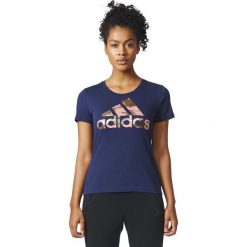 Bluzki asymetryczne: Adidas Koszulka adidas BOS FOIL CD1954 CD1954 granatowy S - CD1954