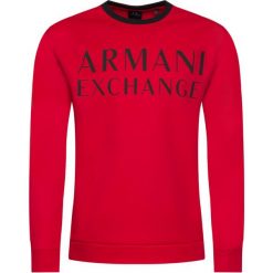 Bluza Armani Exchange 6GZM97 ZJ4DZ 1465. Czerwone bluzy męskie Armani Exchange, xxl, bez wzorów, z bawełny, bez kołnierzyka, bez rękawów, bez kaptura. W wyprzedaży za 269,00 zł.