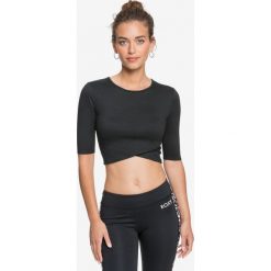 Roxy Honolulu My Love Koszulka Czarny. Czarne koszulki damskie Roxy, m, bez wzorów, z elastanu, bez kołnierzyka, z krótkim rękawem. Za 157,95 zł.