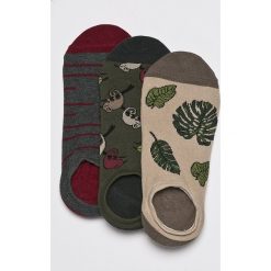 Medicine - Skarpety African Roots (3-pack). Szare skarpetki męskie MEDICINE, bez wzorów, z elastanu. Za 39,90 zł.