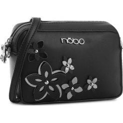 Torebka NOBO - NBAG-E1600-C020 Czarny. Czarne listonoszki damskie Nobo, na imprezę, bez wzorów, ze skóry ekologicznej, bez dodatków. W wyprzedaży za 109,00 zł.
