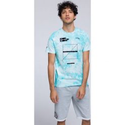 T-shirt męski TSM281 - multikolor. Szare koszulki męskie marki 4f, m, bez wzorów, z bawełny, sportowe, polo, bez rękawów. Za 69,99 zł.