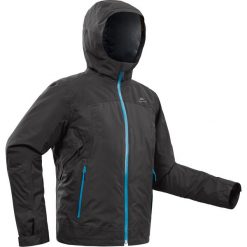 Kurtka turystyczna zimowa SH500 X-WARM 3 w 1 dla chłopców 8-14 lat. Niebieskie kurtki chłopięce QUECHUA, na zimę, bez wzorów, z elastanu, bez kaptura. Za 229,99 zł.