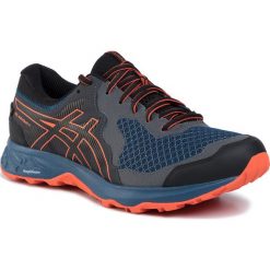 Buty ASICS - Gel-Sonoma 4 G-Tx GORE-TEX 1011A210 Mako Blue/Koi 400. Niebieskie buty sportowe męskie Asics, ze skóry ekologicznej, bez zapięcia, do biegania, gore-tex. W wyprzedaży za 299,00 zł.