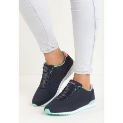 Buty sportowe damskie: Granatowo-Miętowe Buty Sportowe Hybrid
