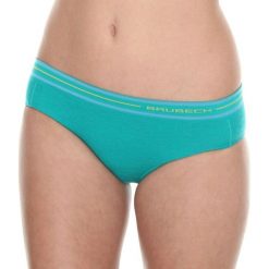 Figi: Brubeck Figi damskie hipster Merino Active Wool szmaragdowe r. M (HI10190)