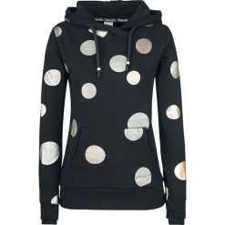 Bluzy damskie: Bench Heritage Hoodie Metallic Dots Bluza z kapturem damska czarny