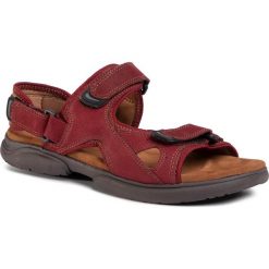 Sandały LASOCKI FOR MEN - MB-A452-15 Maroon. Czerwone klapki męskie Lasocki For Men, ze skóry, bez zapięcia. Za 119,99 zł.