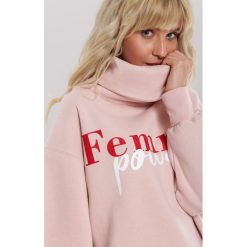 Różowa Bluza Denistone. Różowe bluzy damskie other, s, bez wzorów, bez rękawów, bez kaptura. Za 69,99 zł.