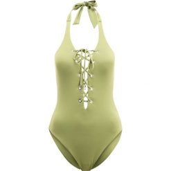 Stroje jednoczęściowe: Seafolly ACTIVE LACE UP HALTER MAILLOT Kostium kąpielowy grün