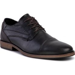 Półbuty BULLBOXER - 838K26702ABKBRSU00 Czarny. Czarne buty wizytowe męskie Bullboxer, z materiału. W wyprzedaży za 249,00 zł.