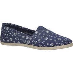 Granatowe buty tomsy espadryle Mckey DTN228/18NV. Szare espadryle damskie Mckey, bez wzorów, bez obcasa. Za 39,99 zł.