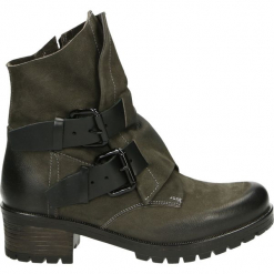 Botki - 10301128 GREY. Szare botki damskie skórzane marki Venezia. Za 419,00 zł.