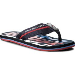 Japonki TOMMY HILFIGER - Bold Hilfiger Beach Sandal FM0FM01367 Midnight 403. Zielone japonki męskie marki OLAIAN. W wyprzedaży za 119,00 zł.