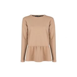 BLUZA KYLIE NUDE. Brązowe bluzy damskie Blackbow, bez wzorów, z elastanu, bez rękawów, bez kaptura. Za 198,00 zł.