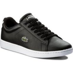 Sneakersy Lacoste Carnaby Evo Bl 1 Spw 7-32SPW0132024. Czarne półbuty damskie Lacoste. W wyprzedaży za 299,99 zł.