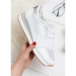 Białe Sneakersy Night Time. Białe buty sportowe damskie Inny, z gumy. Za 69,99 zł.