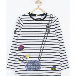 Bluza. Czarne bluzy dziewczęce marki BE HAPPY, z bawełny. Za 79,90 zł.