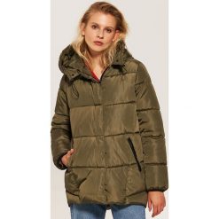 Pikowana kurtka - Khaki. Brązowe kurtki damskie pikowane marki House, xl. Za 199,99 zł.