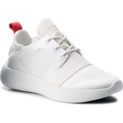 Sneakersy CALVIN KLEIN JEANS - Meryl RE9809 White. Białe półbuty damskie Calvin Klein Jeans, z jeansu. Za 619,00 zł.