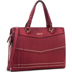 Torebka LIU JO - M Satchel Brera N68195 E0031 Red 91656. Czerwone torebki klasyczne damskie Liu Jo, ze skóry ekologicznej. Za 739,00 zł.