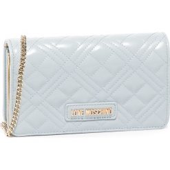 Torebka LOVE MOSCHINO - JC4093PP1ALI0012 Nuvola. Niebieskie torebki klasyczne damskie Love Moschino, bez wzorów, ze skóry ekologicznej, eleganckie, bez dodatków. W wyprzedaży za 359,00 zł.