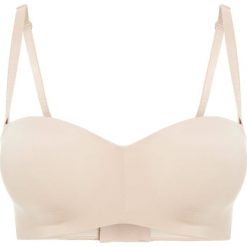 Triumph BODY MAKEUP Biustonosz bardotka nude. Szare biustonosze bardotka Triumph, z elastanu. Za 159,00 zł.
