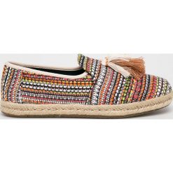 Toms - Espadryle Deconstructed Alpargata Rope. Czerwone espadryle damskie Toms, bez wzorów, z gumy, bez obcasa, na obcasie. W wyprzedaży za 249,90 zł.