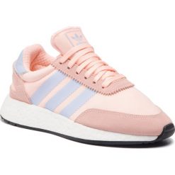 Buty adidas - I-5923 W CG6025 Cleora/Periwi/Cblack. Różowe buty sportowe damskie Adidas, bez wzorów, ze skóry, sportowe. W wyprzedaży za 379,00 zł.