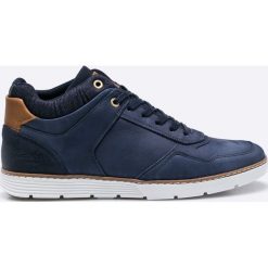 Bullboxer - Buty. Niebieskie buty sportowe męskie marki Bullboxer, ze skóry, na sznurówki. W wyprzedaży za 199,90 zł.