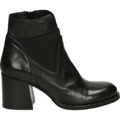 Botki - 3008 MIR NERO. Czarne botki damskie skórzane marki Venezia. Za 479,00 zł.