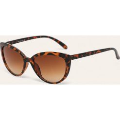 Answear - Okulary. Żółte okulary przeciwsłoneczne damskie ANSWEAR. Za 49,90 zł.