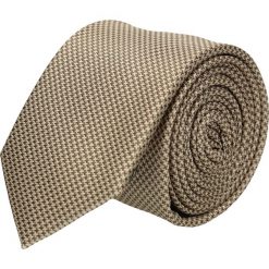 Krawat platinum brąz classic 205. Pomarańczowe krawaty męskie marki Recman, z tkaniny, eleganckie. Za 69,00 zł.
