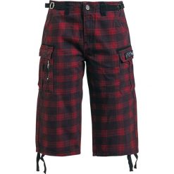 Bermudy damskie: Black Premium by EMP Army Vintage Shorts Krótkie spodenki damskie czerwony/czarmy