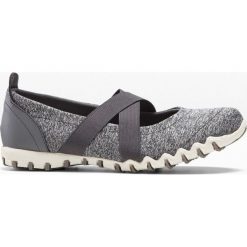 Baleriny sportowe bonprix antracytowy melanż. Szare baleriny damskie bonprix, w paski, sportowe, bez obcasa. Za 79,99 zł.