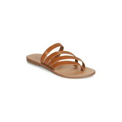 Japonki LPB Shoes ROXANNE. Pomarańczowe klapki damskie marki LPB Shoes, bez wzorów, bez obcasa. Za 109,00 zł.