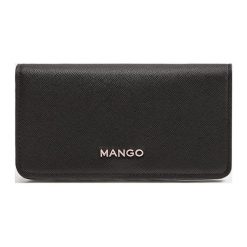 Mango - Portfel Gatos. Czarne portfele damskie Mango, bez wzorów, z poliesteru. Za 49,90 zł.