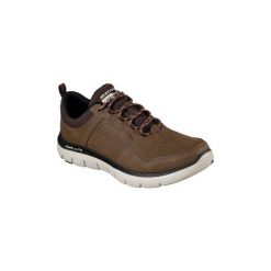 Buty Skechers FLEX ADVANTAGE 2.0 - DALI. Pomarańczowe buty sportowe męskie Skechers, bez wzorów, bez zapięcia. Za 316,25 zł.