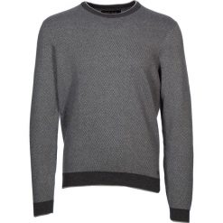 Sweter w kolorze antracytowym. Szare swetry męskie Marvelis, s, bez wzorów, z bawełny, z okrągłym kołnierzem, bez kaptura. W wyprzedaży za 79,95 zł.