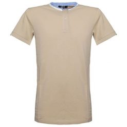 T-shirt w kolorze beżowym. Brązowe t-shirty męskie Pepe Jeans, Mexx, Pierre Cardin, xl, bez wzorów, z bawełny, z okrągłym kołnierzem. W wyprzedaży za 109,95 zł.