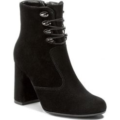 Botki LASOCKI - 2497 Czarny. Czarne botki damskie skórzane Lasocki. Za 249,99 zł.