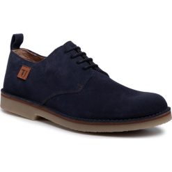 Półbuty TRUSSARDI JEANS - 77A00256 U280. Niebieskie półbuty męskie Trussardi Jeans, na co dzień, bez wzorów, z jeansu, eleganckie, bez zapięcia. W wyprzedaży za 359,00 zł.